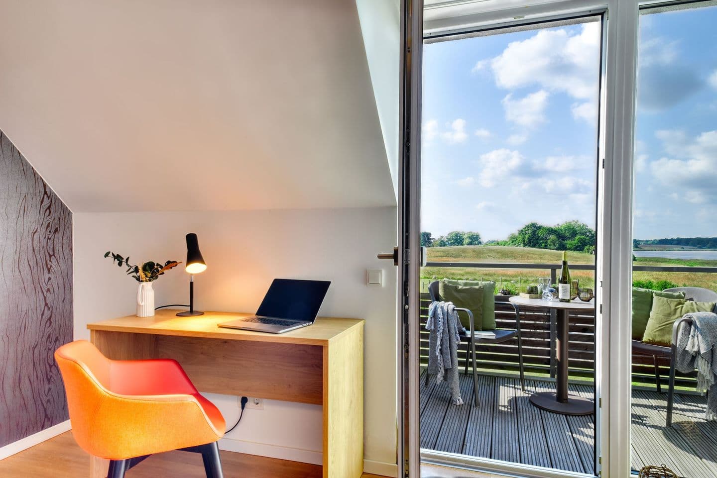 Ferienwohnung Wasserralle 13 im Wreecher Idyll Rügen in Wreechen – Wohnzimmer