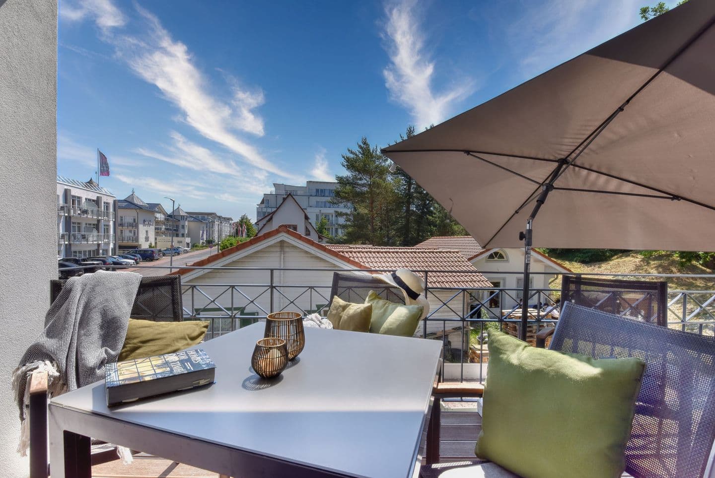 Ferienwohnung Wellenreiter 6 Villa Sofie Binz in Binz – Balkon