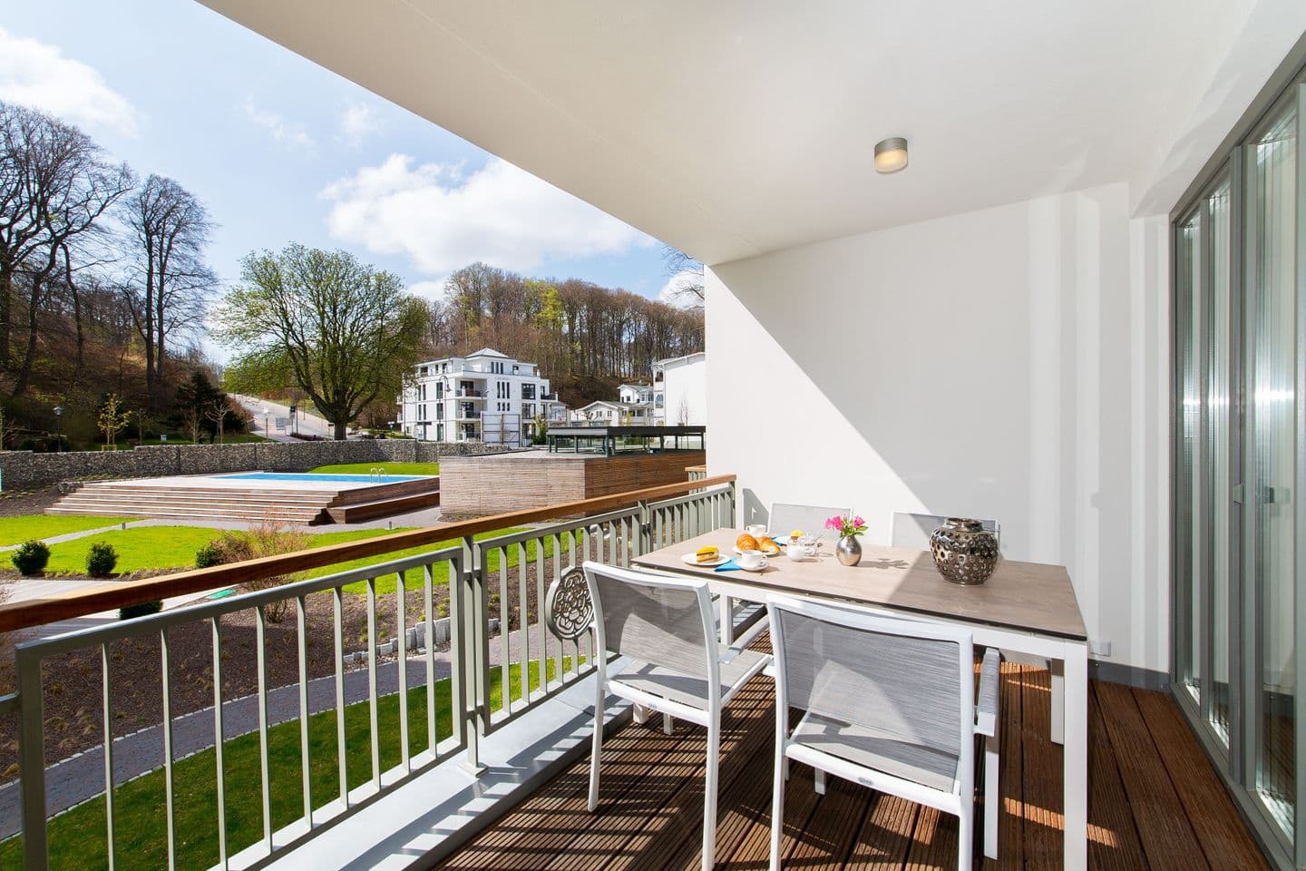 Ferienwohnung Wellness Suite "Meine Auszeit" / Villa Amalie Binz in Binz – Balkon