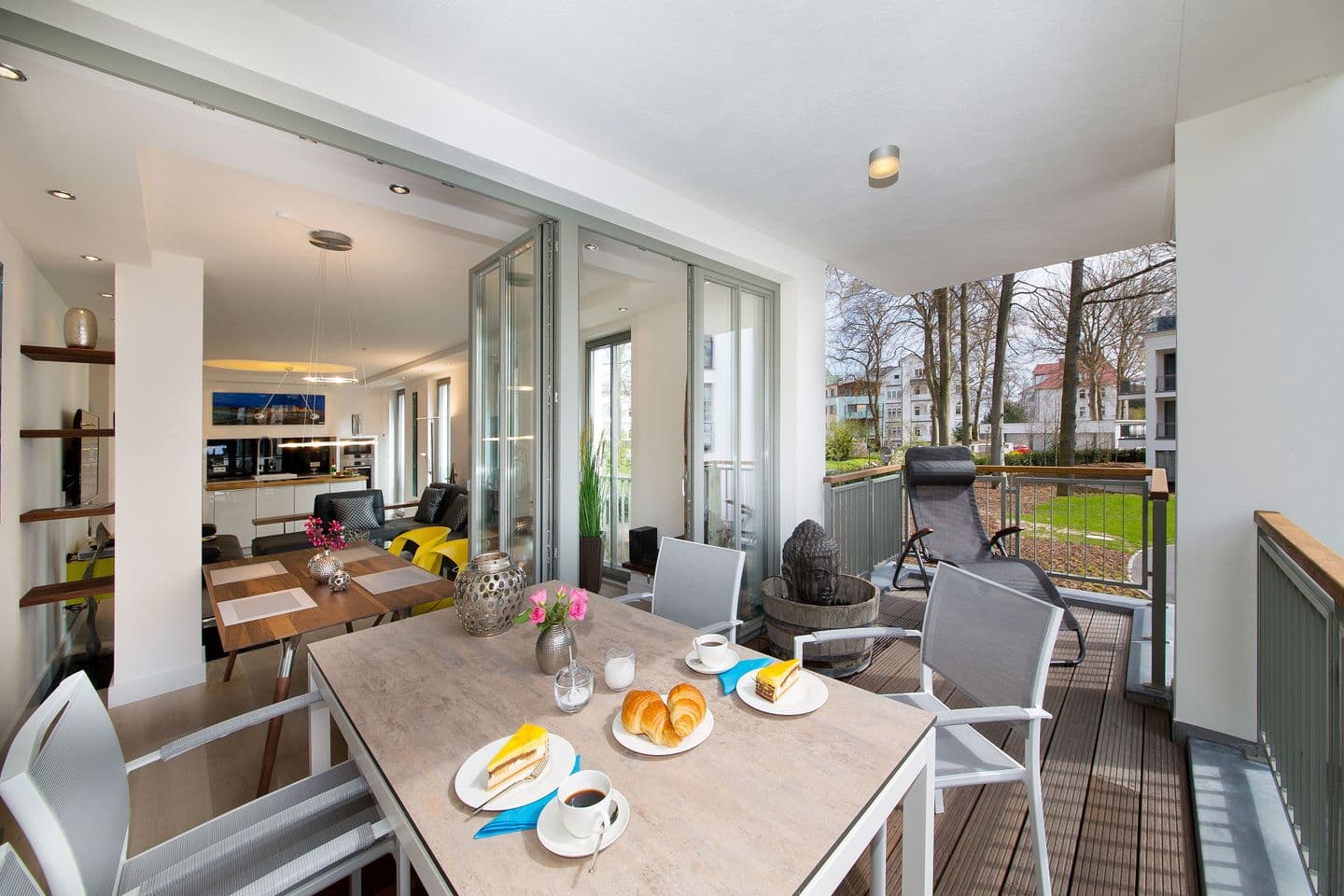 Ferienwohnung Wellness Suite "Meine Auszeit" / Villa Amalie Binz in Binz – Balkon