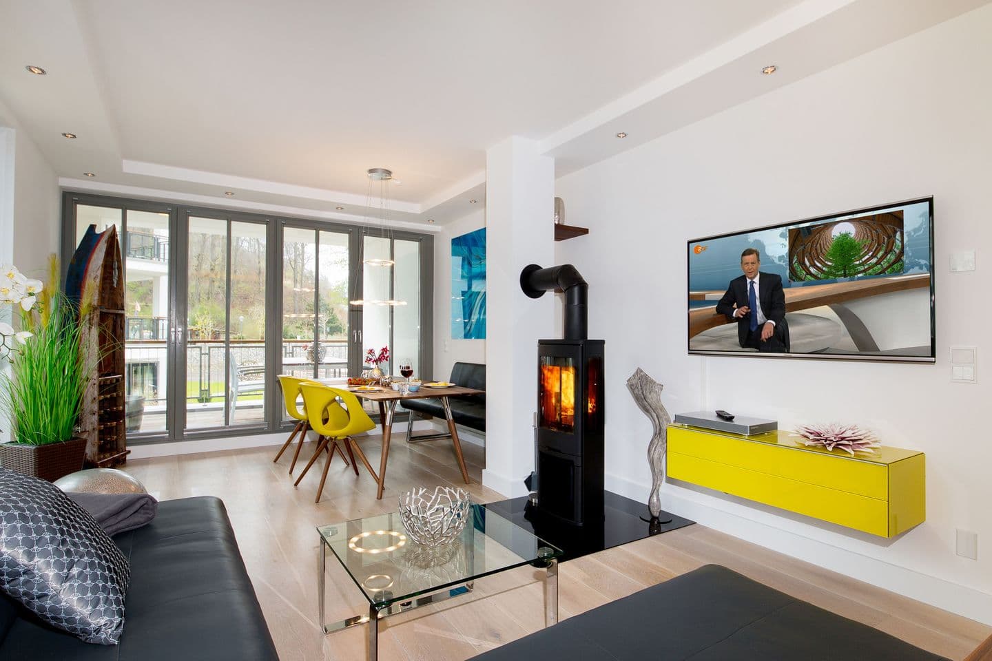 Ferienwohnung Wellness Suite "Meine Auszeit" / Villa Amalie Binz in Binz – Wohnzimmer