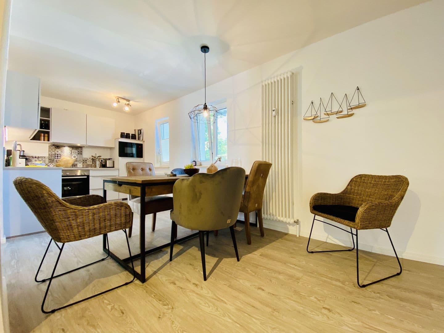 Ferienwohnung Weltenbummler 18 Haus Strandbummler Baabe in Baabe – Wohnzimmer