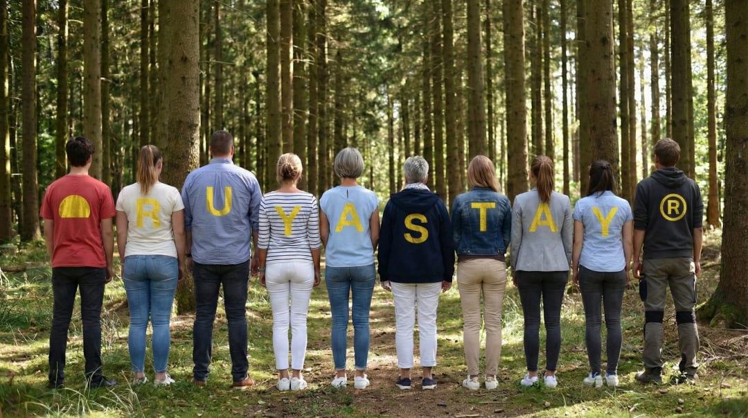 Das ruyastay Team im Wald